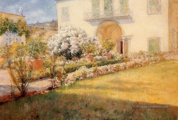 Villa Florentine William Merritt Chase Peinture à l'huile